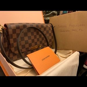 AVAILABLE🦄LV Favorite MM Damier Ebene